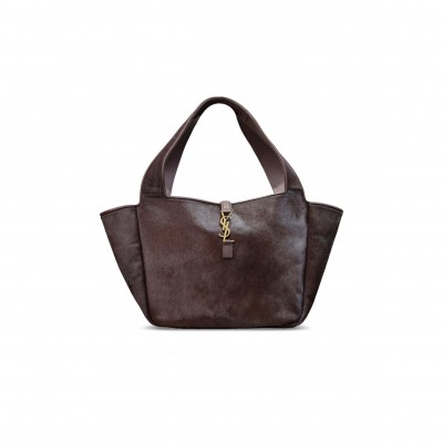 YSL LE 5 À 7 BEA IN HAIR LEATHER 763435 (50*28*18cm) YSL LE 5 À 7 BEA IN HAIR LEATHER 763435 (50*28*18cm)